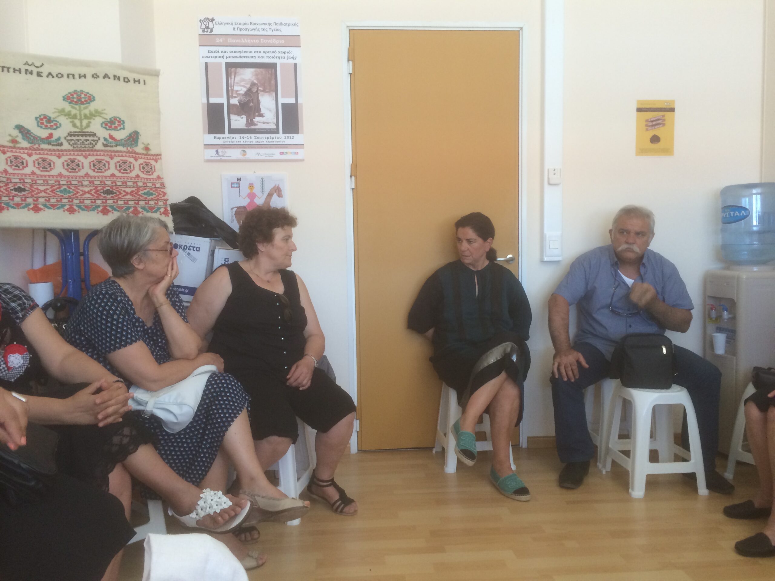 Συνάντηση Ομάδας Υφαντριών Αποστολής Πηνελόπη Gandhi – Πανεπιστήμιο Κρήτης – Τρίτη 15 Ιουλίου 2014 με θέμα τον συντονισμό των επόμενων δράσεων της Αποστολής