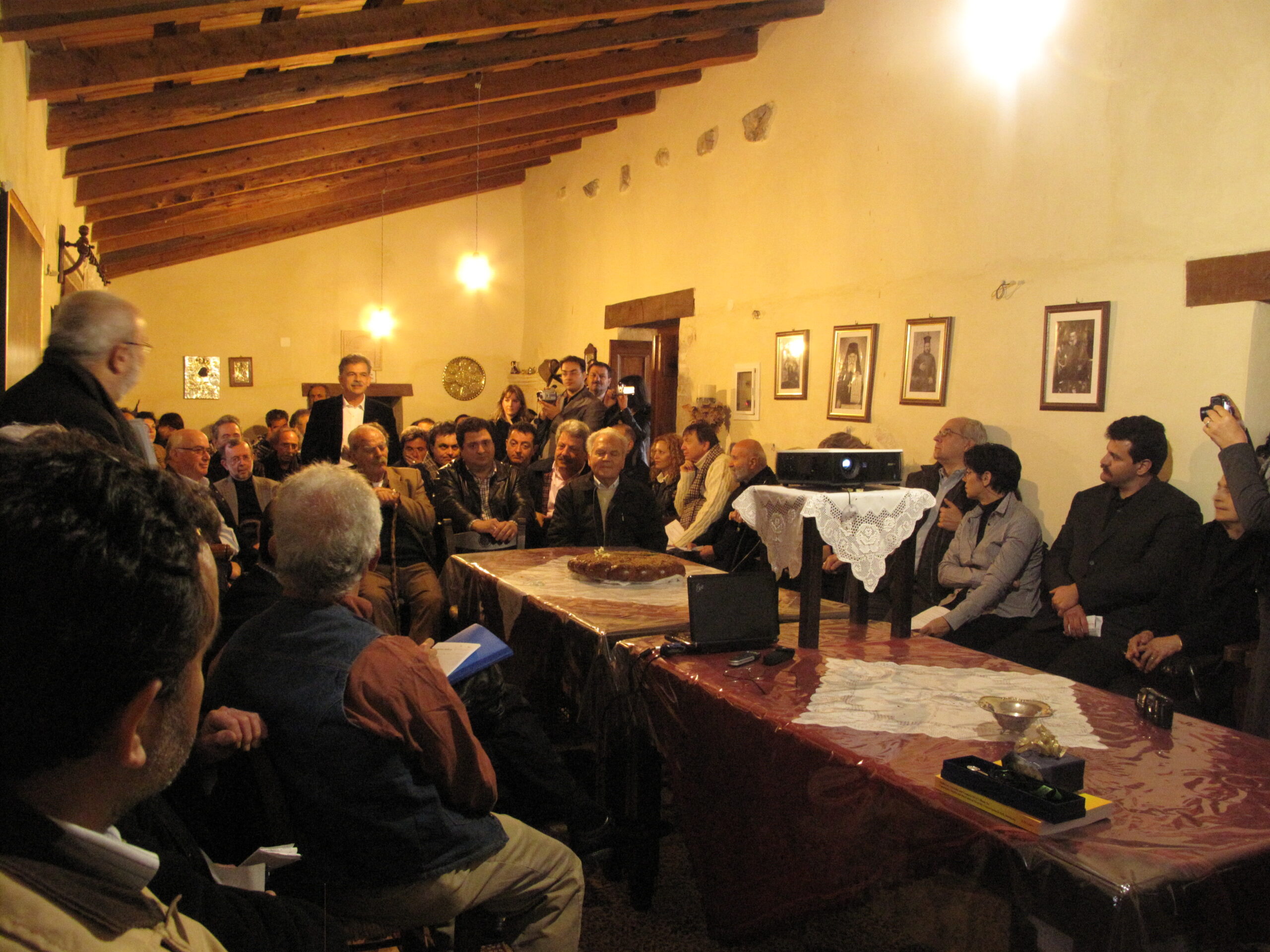 Συνάντηση ιδρυτικών μελών ΠτΟ, Μοναστήρι Βωσάκου, Μυλοπόταμος Ρεθύμνης, Νοέμβριος 2010